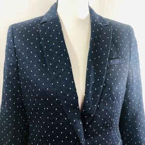 Banana Republic Navy blue and white blazer size 4